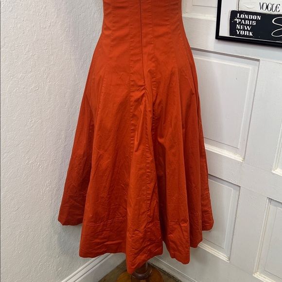 Staud Wells Dress in Cayenne Size 0 - Picture 7 of 9